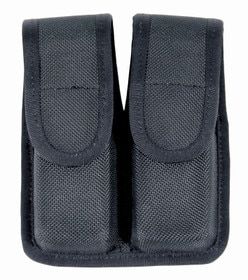 The Blackhawk Double Mag Pouch, double row is ideal for carrying larger pistol magazines.